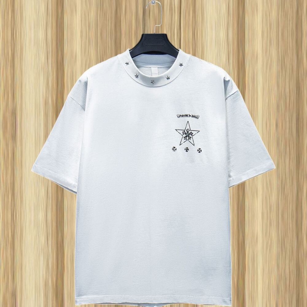 Chrome Hearts Crew Neck Short Sleeve T-Shirt